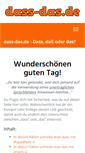 Mobile Screenshot of dass-das.de